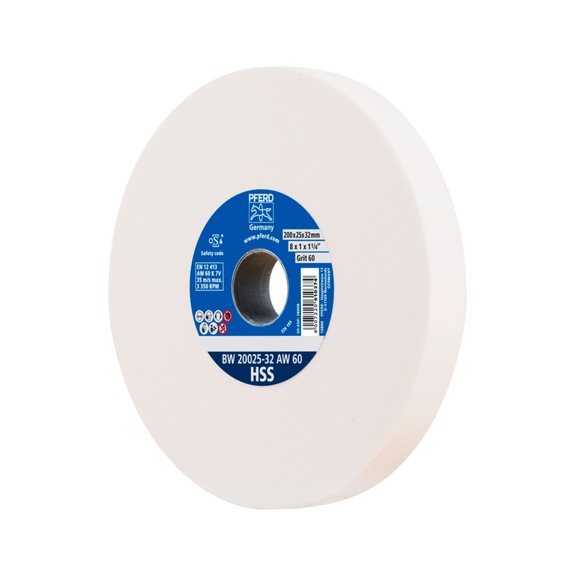 PFERD sanding block wheel HSS diameter 200x25 mm bore diameter 32 mm A60 - Grinding wheel/grinding stone