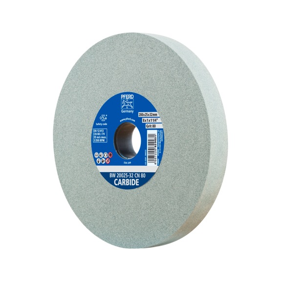 PFERD sanding block wheel diameter 200x25 mm bore diameter 32 mm SiC120 - Grinding wheel/grinding stone