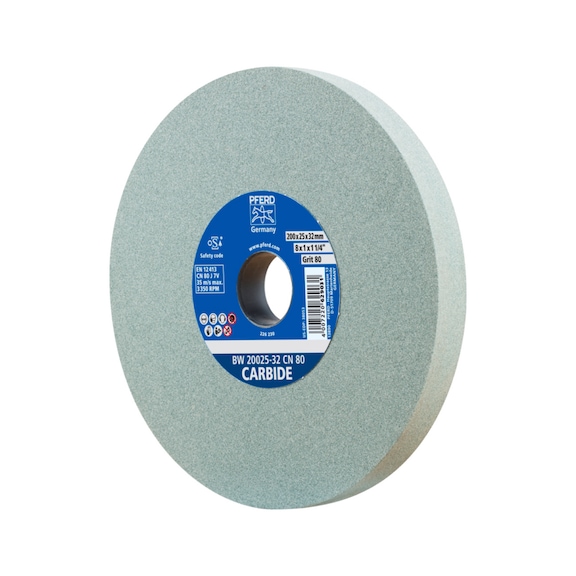PFERD sanding block wheel diameter 200x25 mm bore diameter 32 mm SiC80 - Grinding wheel/grinding stone