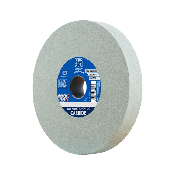 PFERD sanding block wheel diameter 200x30mm bore diameter 32 mm SiC120 - Grinding wheel/grinding stone