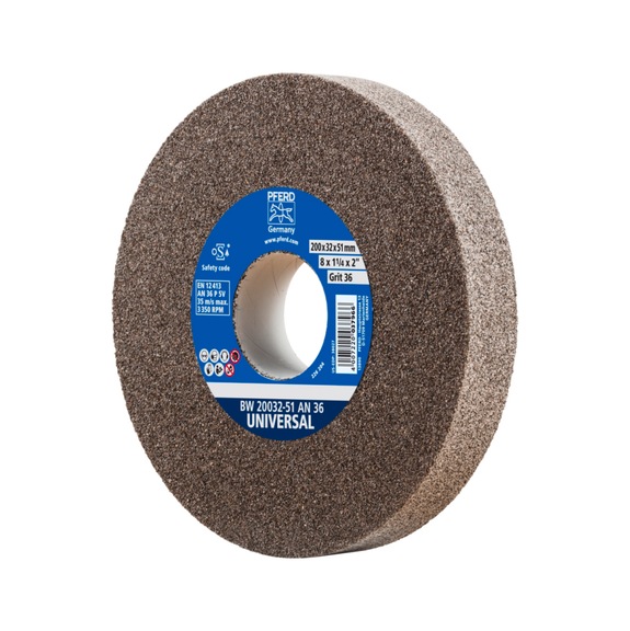 PFERD sanding block wheel diameter 200x32 mm bore diameter 51 mm A36 - Grinding wheel/grinding stone