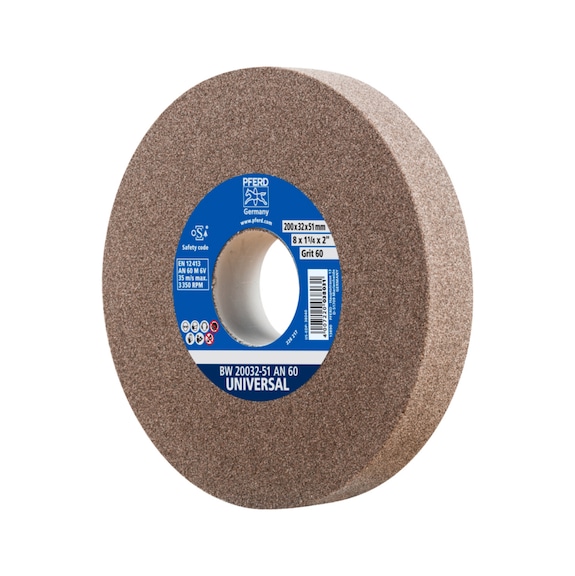 PFERD sanding block wheel diameter 200x32 mm bore diameter 51 mm A60 - Grinding wheel/grinding stone