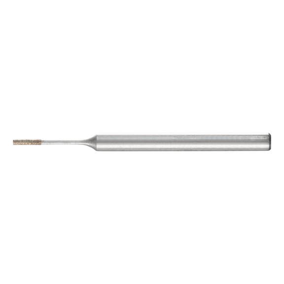 PFERD CBN mounted point cylinder diameter 1.0 mm shank 3 mm B64 fine - Grinding pin with diamond or boron nitride
