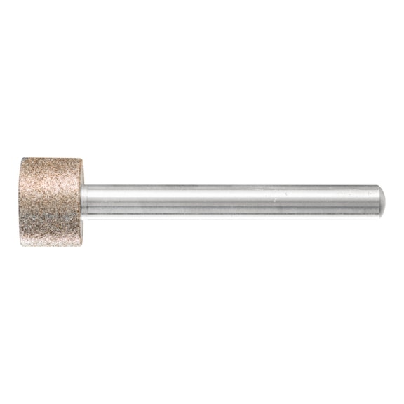 PFERD CBN mounted point cylinder diameter 15.0 mm shank 6 mm B126 medium - Grinding pin with diamond or boron nitride