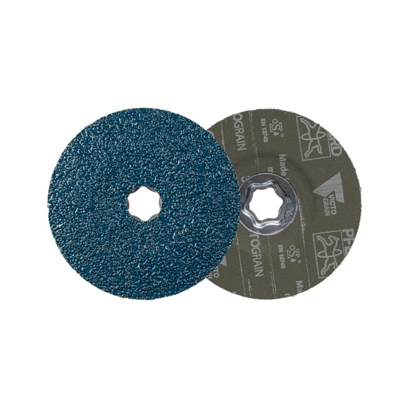 PFERD COMBICLICK fiber disc diameter 125 mm VICTOGRAIN 36 - Abrasive tool made of abrasive on a base