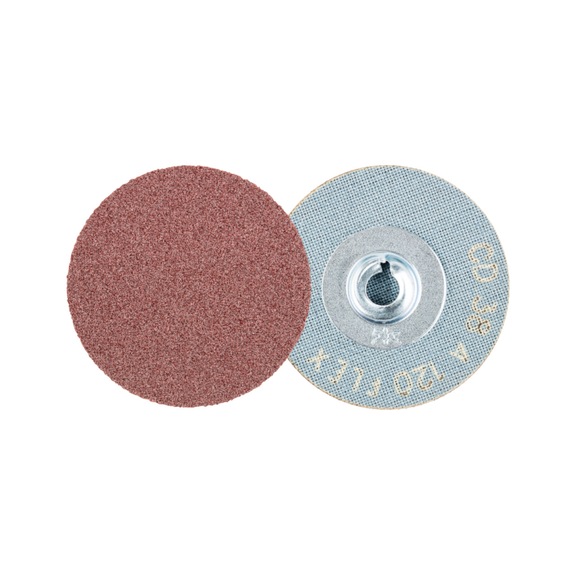 PFERD COMBIDISC Korund Schleifblatt CD Durchmesser 38 mm A120 FLEX Werkzeugbau - Schleifwerkzeug aus Schleifmittel auf Unterlage