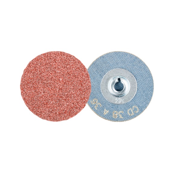 PFERD COMBIDISC Korund Schleifblatt CD Durchmesser 38 mm A36 universell - Schleifwerkzeug aus Schleifmittel auf Unterlage