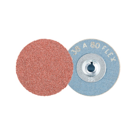 PFERD COMBIDISC Korund Schleifblatt CD Durchmesser 38mm A80 FLEX für Werkzeugbau - Schleifwerkzeug aus Schleifmittel auf Unterlage