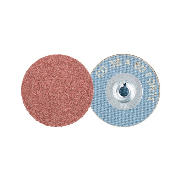 PFERD COMBIDISC aluminium oxide sanding sheet CD diameter 38 mm A80 FORTE high stock removal - Abrasive tool made of abrasive on a base