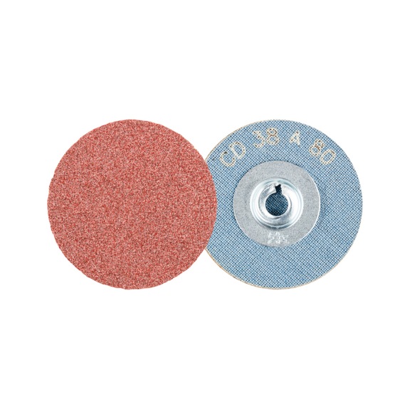 PFERD COMBIDISC corundum sanding sheet CD diameter 38 mm A80 universal - Abrasive tool made of abrasive on a base