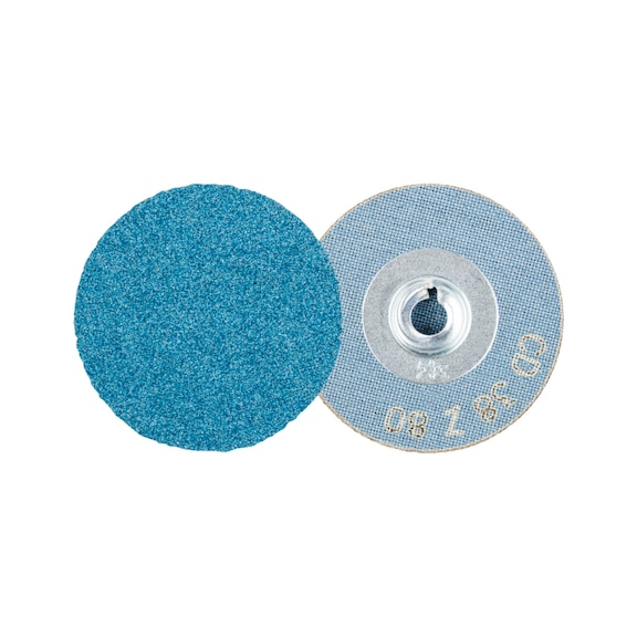PFERD COMBIDISC zirconium abrasive sheet CD diameter 38mm Z80 for hardened steel - Abrasive tool made of abrasive on a base