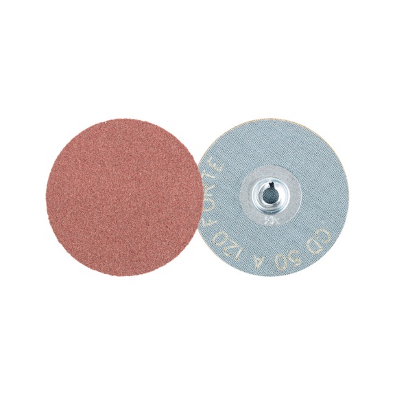PFERD COMBIDISC corundum sanding sheet CD diameter 50mm A120 FORTE high stock removal - Abrasive tool made of abrasive on a base