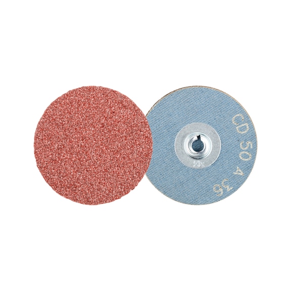PFERD COMBIDISC Korund Schleifblatt CD Durchmesser 50mm A36 universell - Schleifwerkzeug aus Schleifmittel auf Unterlage