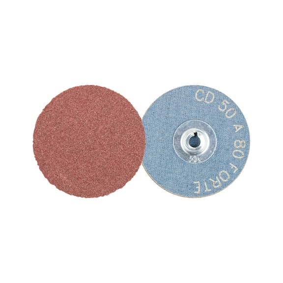 PFERD COMBIDISC corundum sanding sheet CD diameter 50mm A80 FORTE high stock removal - Abrasive tool made of abrasive on a base