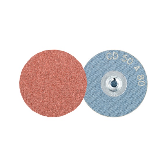 PFERD COMBIDISC corundum sanding sheet CD diameter 50mm A80 universal - Abrasive tool made of abrasive on a base