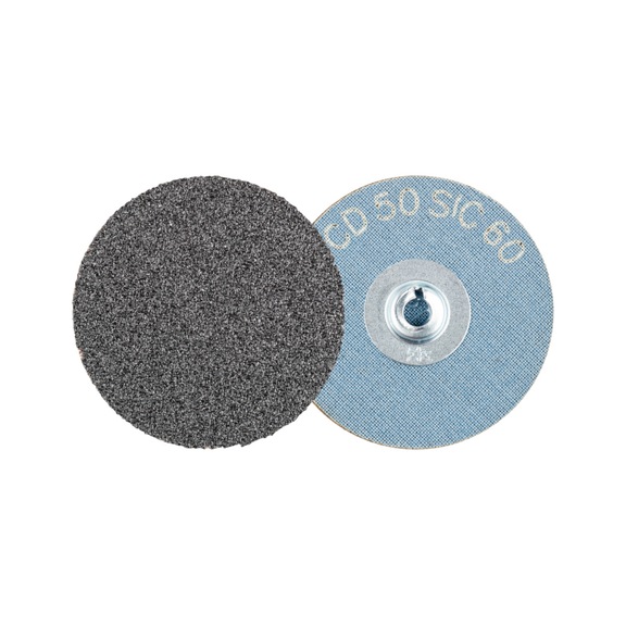 PFERD COMBIDISC SIC abrasive sheet CD diameter 50mm SIC60 for hard non-ferrous metals - Abrasive tool made of abrasive on a base