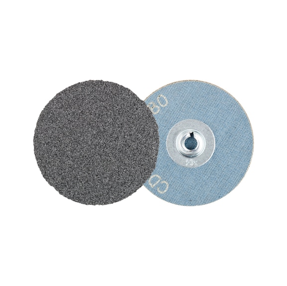 PFERD COMBIDISC SIC Schleifblatt CD Durchmesser 50mm SIC80 für harte NE Metalle - Schleifwerkzeug aus Schleifmittel auf Unterlage
