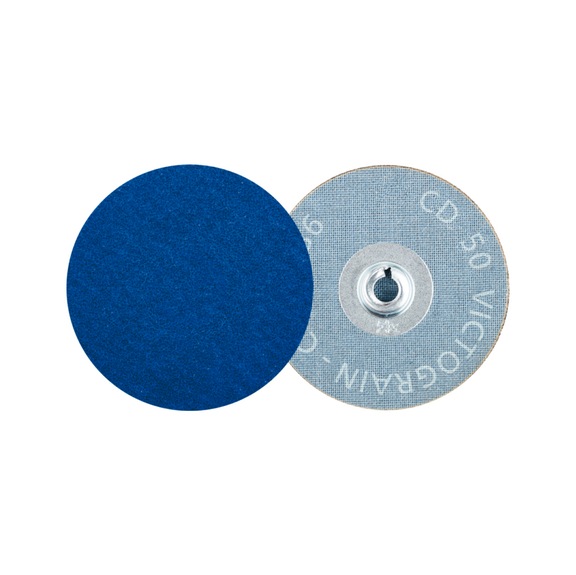 PFERD COMBIDISC Schleifblatt CD Durchmesser 50mm VICTOGRAIN-COOL36 für Stahl - Schleifwerkzeug aus Schleifmittel auf Unterlage