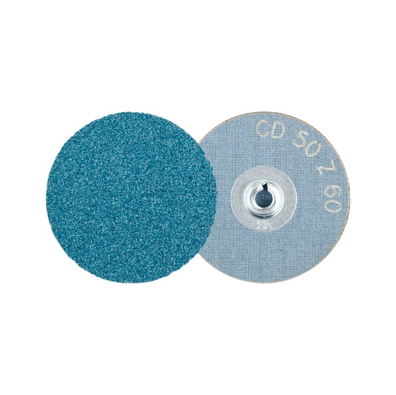 PFERD COMBIDISC zirconium abrasive sheet CD diameter 50mm Z60 for hardened steel - Abrasive tool made of abrasive on a base