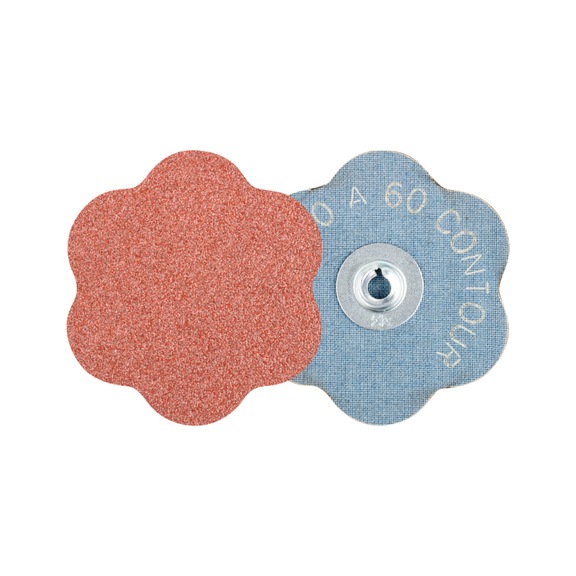 PFERD COMBIDISC aluminium oxide sanding sheet CD diameter 60mm A60 CONTOUR for contours - Abrasive tool made of abrasive on a base