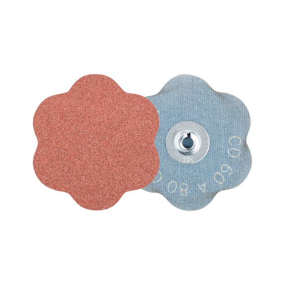 PFERD COMBIDISC aluminium oxide sanding sheet CD diameter 60mm A80 CONTOUR for contours - Abrasive tool made of abrasive on a base