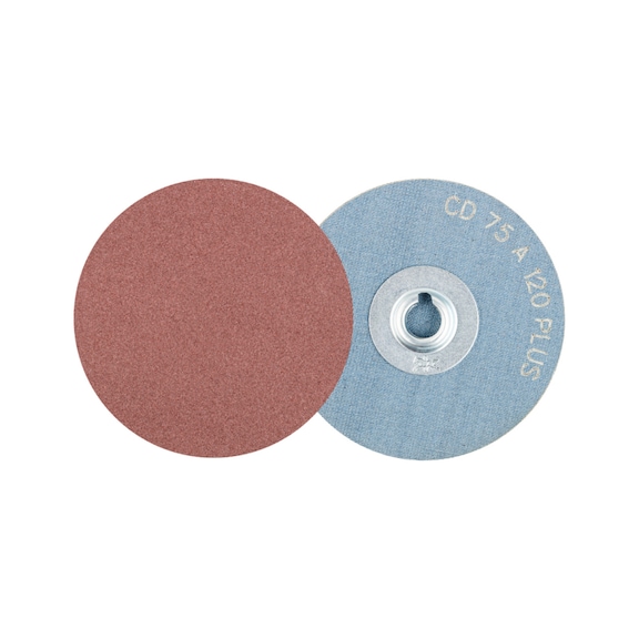 PFERD COMBIDISC aluminium oxide sanding sheet CD diameter 75 mm A120 PLUS robust - Abrasive tool made of abrasive on a base