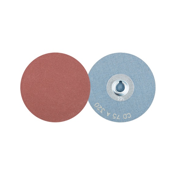 PFERD COMBIDISC aluminium oxide sanding sheet CD diameter 75 mm A320 universal - Abrasive tool made of abrasive on a base