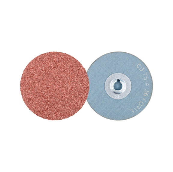 PFERD COMBIDISC aluminium oxide sanding sheet CD diameter 75 mm A36 FORTE high stock removal - Abrasive tool made of abrasive on a base