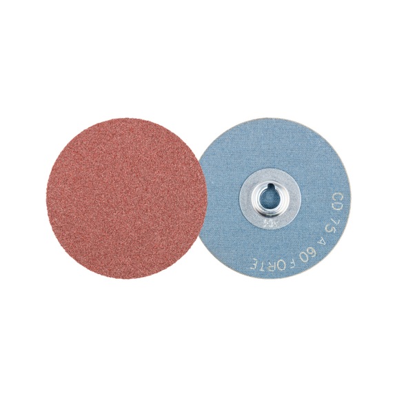 PFERD COMBIDISC aluminium oxide sanding sheet CD diameter 75 mm A60 FORTE high stock removal - Abrasive tool made of abrasive on a base