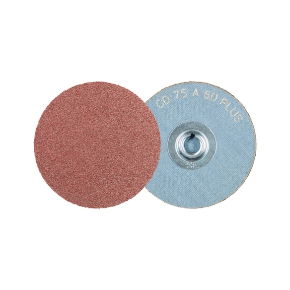 PFERD COMBIDISC corundum sanding sheet CD diameter 75 mm A60 PLUS robust - Abrasive tool made of abrasive on a base