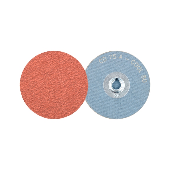 PFERD COMBIDISC corundum sanding sheet CD diameter 75 mm A80 COOL for stainless steel - Abrasive tool made of abrasive on a base