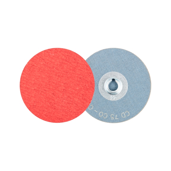PFERD COMBIDISC ceramic grit sanding sheet CD diameter 75 mm CO-COOL120 steel - Abrasive tool made of abrasive on a base