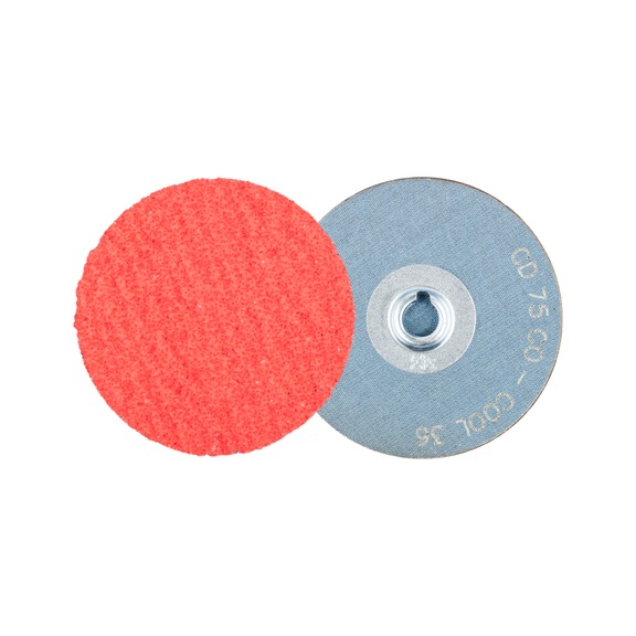 PFERD COMBIDISC ceramic grit sanding sheet CD diameter 75mm CO-COOL36 for steel - Abrasive tool made of abrasive on a base
