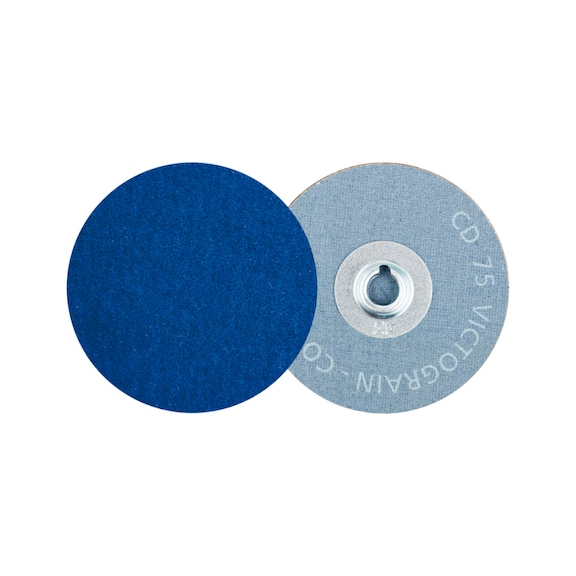 PFERD COMBIDISC abrasive sheet CD diameter 75 mm VICTOGRAIN-COOL36 for steel - Abrasive tool made of abrasive on a base