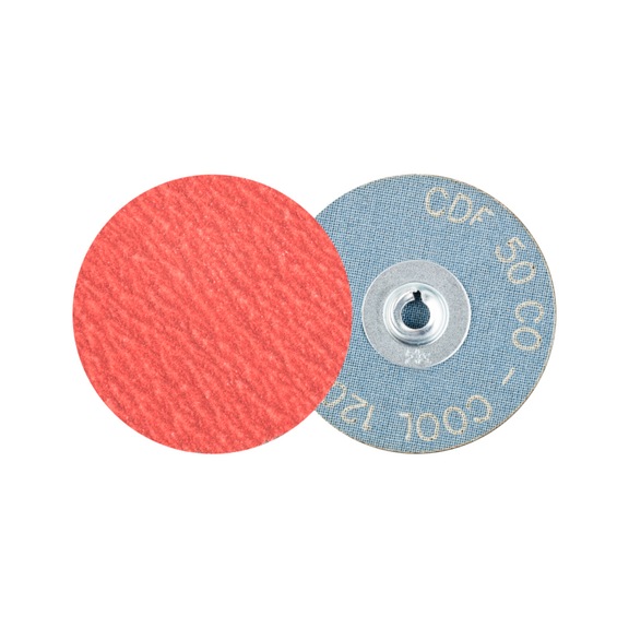 PFERD COMBIDISC ceramic grain mini-fiber disc CDF diameter 50mm CO-COOL120 - Abrasive tool made of abrasive on a base