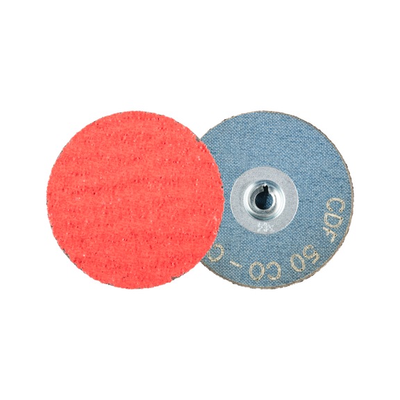 PFERD COMBIDISC ceramic grain mini-fiber disc CDF diameter 50mm CO-COOL50 - Abrasive tool made of abrasive on a base