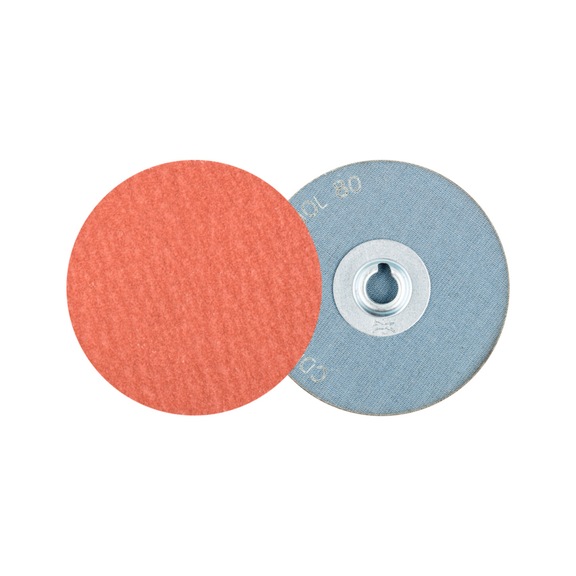 PFERD COMBIDISC ceramic grain mini-fiber disc CDF diameter 75 mm CO-COOL80 - Abrasive tool made of abrasive on a base