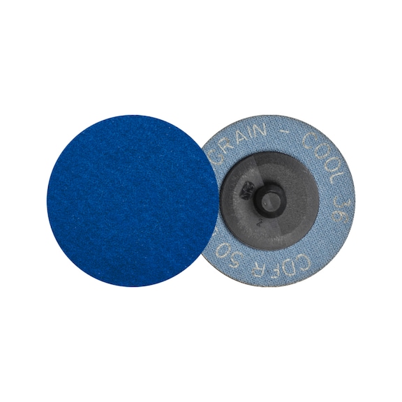 PFERD COMBIDISC mini fiber disc CDFR diameter 38 mm VICTOGRAIN-COOL36 steel - Abrasive tool made of abrasive on a base