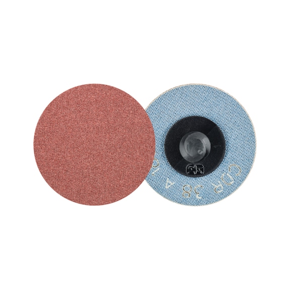 PFERD COMBIDISC Korund Schleifblatt CDR Durchmesser 38 mm A180 universell - Schleifwerkzeug aus Schleifmittel auf Unterlage