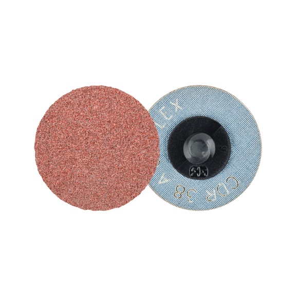 PFERD COMBIDISC Korund Schleifblatt CDR Durchmesser 38 mm A60 FLEX Werkzeugbau - Schleifwerkzeug aus Schleifmittel auf Unterlage
