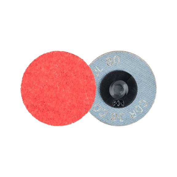 PFERD COMBIDISC ceramic grit sanding sheet CDR diameter 38 mm CO-COOL80 steel - Abrasive tool made of abrasive on a base