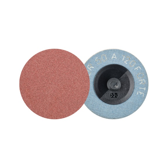 PFERD COMBIDISC corundum sanding sheet CDR diameter 50mm A120 FORTE high stock removal - Abrasive tool made of abrasive on a base