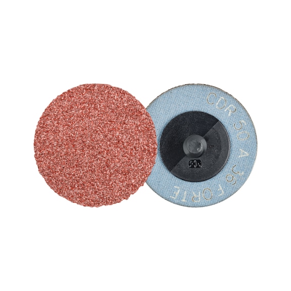 PFERD COMBIDISC corundum sanding sheet CDR diameter 50mm A36 FORTE high stock removal - Abrasive tool made of abrasive on a base