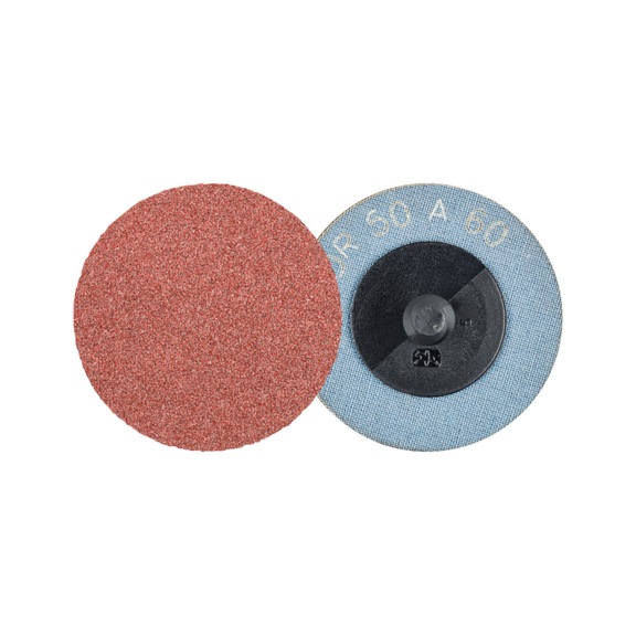PFERD COMBIDISC Korund Schleifblatt CDR Durchmesser 50mm A60 universell - Schleifwerkzeug aus Schleifmittel auf Unterlage