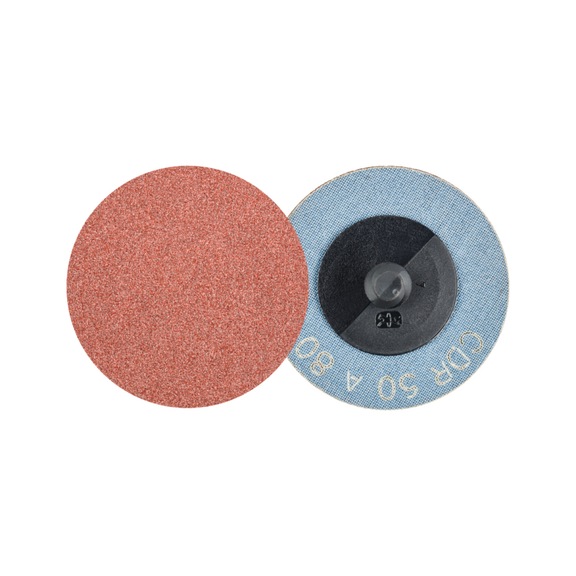 PFERD COMBIDISC Korund Schleifblatt CDR Durchmesser 50mm A80 universell - Schleifwerkzeug aus Schleifmittel auf Unterlage