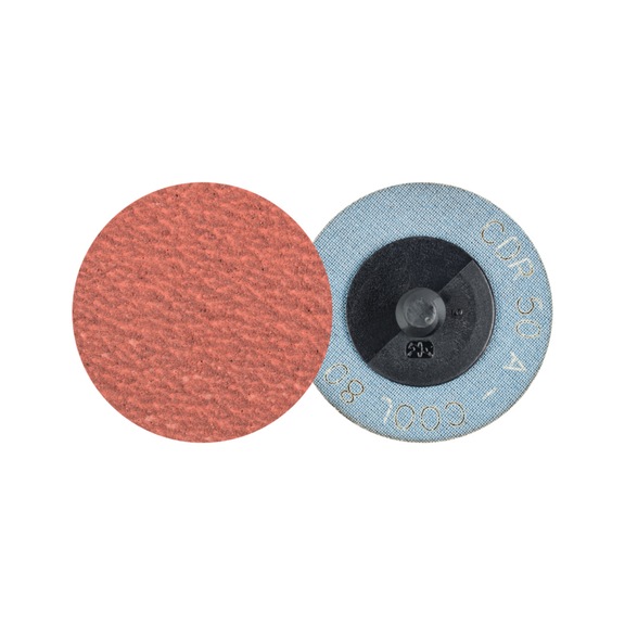 PFERD COMBIDISC corundum sanding sheet CDR diameter 50mm A80 COOL for stainless steel - Abrasive tool made of abrasive on a base