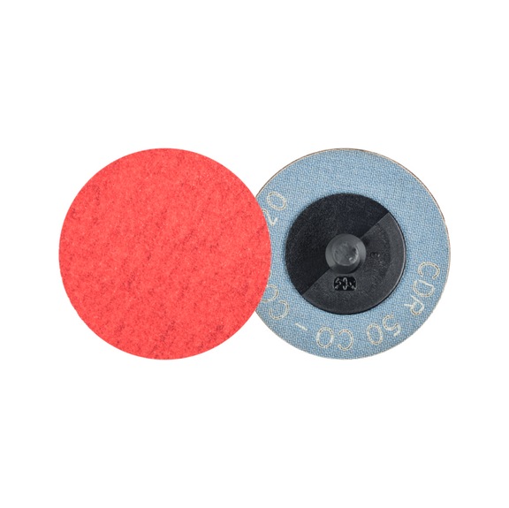 PFERD COMBIDISC ceramic grit sanding sheet CDR diameter 50mm CO-COOL120 steel - Abrasive tool made of abrasive on a base