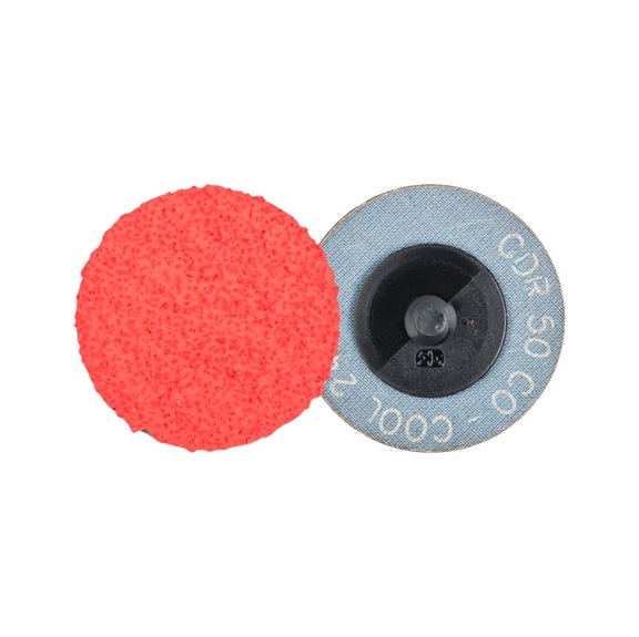 PFERD COMBIDISC ceramic grit sanding sheet CDR diameter 50mm CO-COOL24 steel - Abrasive tool made of abrasive on a base