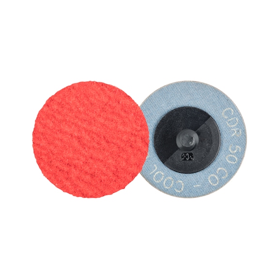 PFERD COMBIDISC ceramic grit sanding sheet CDR diameter 50mm CO-COOL60 steel - Abrasive tool made of abrasive on a base