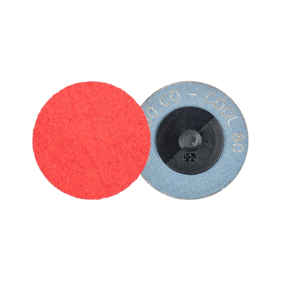 PFERD COMBIDISC ceramic grit sanding sheet CDR diameter 50mm CO-COOL80 steel - Abrasive tool made of abrasive on a base